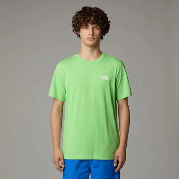 The North Face Simple Dome T-Shirt (0A87NG) meta lime
