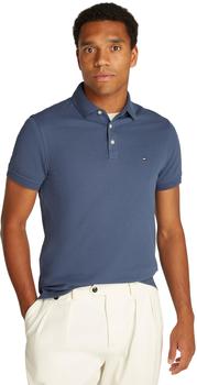 Tommy Hilfiger 1985 Collection Stripe Slim Fit Polo (MW0MW17771) aegean sea