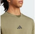 Adidas Essentials Small Logo Single Jersey T-Shirt JF1097 olive schwarz