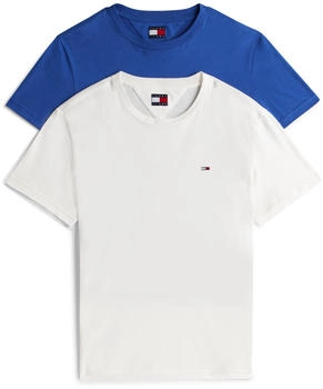 Tommy Hilfiger 2-Pack Extra Slim Jersey T-Shirts (DM0DM20687) ecru/tempo blue