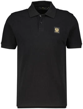 Belstaff Poloshirt Baumwoll-Piqué schwarz