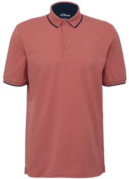 s.Oliver Sportives Piqu&eacute;-Poloshirt mit Kontrast-Details rot 2161571.4291.