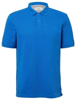 s.Oliver Poloshirt aus Baumwollpiqué blau 2169620.5527.