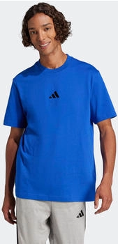 Adidas Essentials Small Logo Single Jersey Tee T-Shirt TeamRoyalBlue/Black
