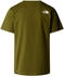The North Face Easy T-Shirt Für Herren (0A8A6C) forest olive/tnf white