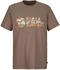 suede brown: Fjällräven Multicolor Logo T-Shirt