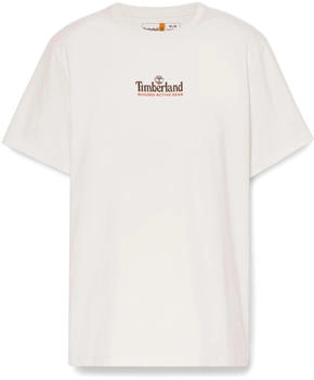 Timberland Washed Back On The Road Graphic Tee T-Shirt VintageWhite