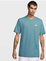 Nike AR4997, NIKE Herren Shirt T-Shirt M NSW CLUB TEE DENIM TURQ male