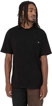 Dickies Luray leichtes T-shirt mit brusttasche Mann Schwarz Size (0A4YFC-BLACK)