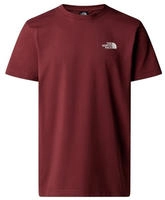 The North Face T-Shirt Simple Dome NF0A87NG Dunkelrot Regular Fit Male