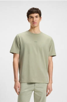 Hugo Boss Relaxed-Fit T-Shirt aus Stretch-Baumwolle mit Logo-Print - Style TChup 50473278 Hellgr&uuml;n