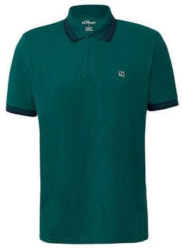 s.Oliver Poloshirt aus Baumwollpiqué mit Kontrast-Details grün 2169413.7953. s.Oliver Poloshirt aus Baumwollpiqué mit Kontrast-Details grün 2169413.7953.