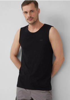 s.Oliver Tanktop Flammgarnstruktur schwarz 2166833 9999