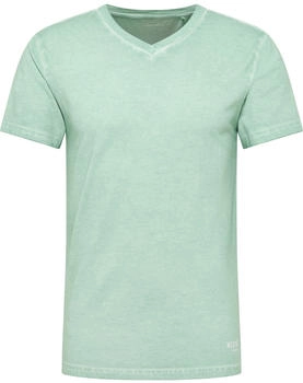 MUSTANG T-Shirt Herren Regular Fit Kurzarm Rundhals grün