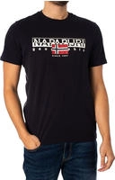 Napapijri NP0A4HTO-041-XL, Napapijri Aylmer Short Sleeve T-shirt Schwarz XL Mann