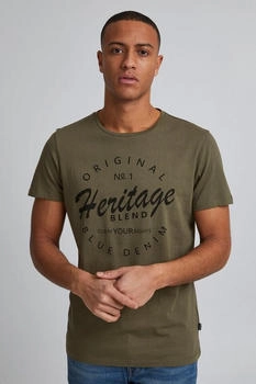 Blend Shirt 'Abraham' oliv schwarz