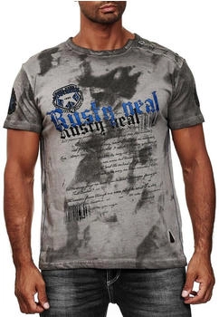 Rusty Neal T-Shirt verwaschen Anthrazit