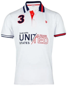 U.S. Polo Assn. Poloshirt United Shortsleeve 1-tlg weiss