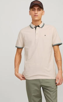 Jack & Jones JJEPAULOS POLO SS NOOS Poloshirt moonbeam – Jack & Jones JJEPAULOS Poloshirt – sportlich-elegante Vielseitigkeit