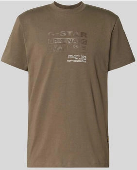 G-Star Originals T-Shirt Braun turf D26044-C336-273