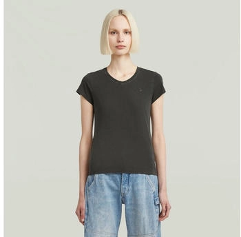 G-Star Eyben Slim V T-Shirt 2.0 Grau raw denim pressed D24533-B059-B575