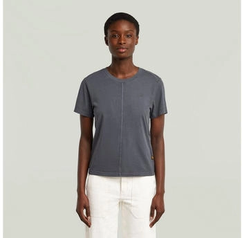 G-Star Overdyed Front Seam T-Shirt Dunkelblau india ink gd D24499-B059-H405