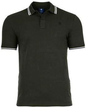 G-Star Dunda Slim Stripe Poloshirt Grau asfalt D17127-5864-995