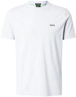 BOSS GREEN Rundhalsshirt "Tee" mit gummiertem Kontrast-Logo
