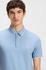 Hugo Boss Slim-Fit Poloshirt aus elastischem Baumwoll-Piqué - Style Passertip 50507699 Hellblau