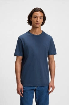 Boss Orange T-Shirt Herren Kurzarm Rundhals (50508243) blau