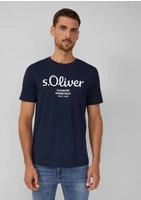 s.Oliver T-Shirt 2 Stk. mit gro&szlig;en Logo-Print, im 2er Pack