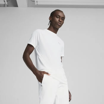 Puma EVOSTRIPE T-Shirt Herren | Mit Plain | White | Größe: White (684611_02)