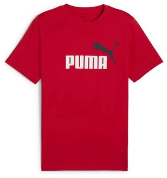 Puma Essentials 2 Colour No. 1 Logo T-Shirt Herren | Mit Plain | Red | Gr&ouml;&szlig;e: Red (684708_11)