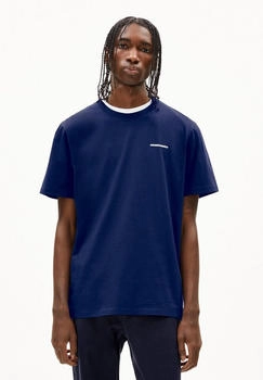 armedangels MAARKOS L. FREE SWIM - Männer Relaxed Fit T-Shirt - blau blue noon (30007929-3059)