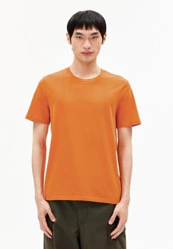 armedangels JAAMES - Männer Regular Fit T-Shirt - orange amberglow (30001100-3236)