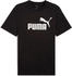 Puma Essentials No. 1 Logo T-Shirt Herren | Mit Logo Print | Black | Größe: Black (682532_01)