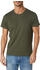 s.Oliver Baumwoll-T-Shirt mit Logo-Print Grün 03.899.32.6947.7940.