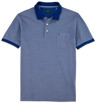 OLYMP Poloshirt Herren blau kurzarm 54075215S