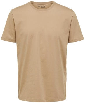 Selected T-Shirt 'ASPEN' beige