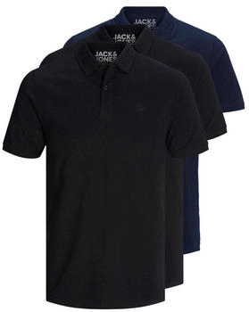 Jack & Jones Poloshirt 'JJBasic' marine schwarz