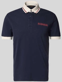 Napapijri E-Zeri Poloshirt navy dunkelrot weiß