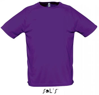 Sol's Raglan Sports T-Shirt dunkel-violett