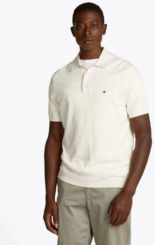 Tommy Hilfiger Essential Cotton Knitted Polo ivory petal