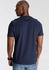 Delmao T-Shirt Kurzarm bedruckt blau marine