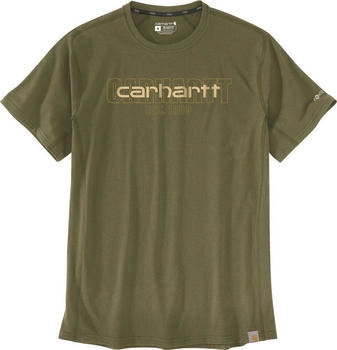 Carhartt Force Logo Graphic T-Shirt oliv gelb Gl7