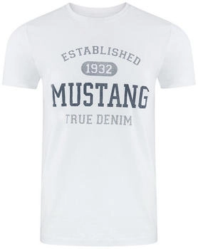 MUSTANG Basic Print Tee 691903 weiß