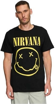 Merchcode Mc857-nirvana Lithium Tee T-Shirt schwarz