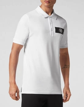 Plein Sport Polo SCRATCH PP2051 weiß