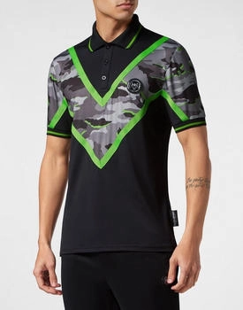 Plein Sport T-Shirt Camouflage schwarz