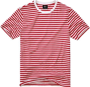 Brandit Ringelshirt shortsleeve T-Shirt rot weiß